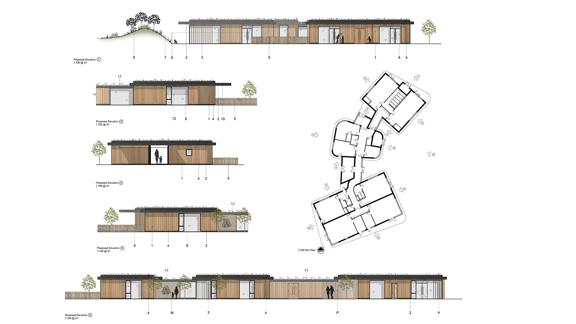 elevations for new nursery and floor plan