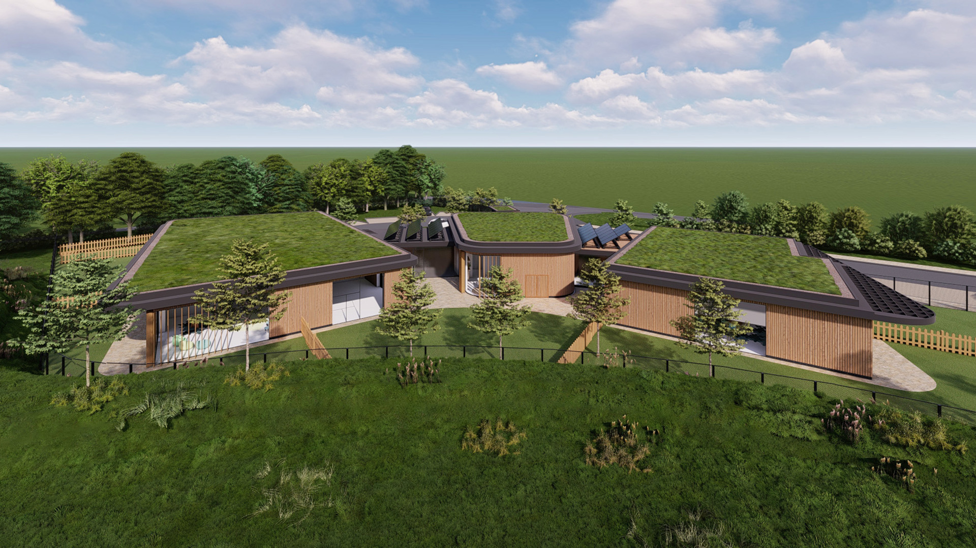 visual for new nursey with green roofs